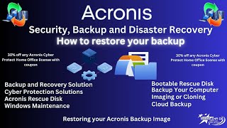 LIVE  How to Restore an Acronis Backup with Acronis Cyber Protect Home Office [upl. by Eteragram]