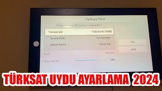 TÜRKSAT 4A OTOMATİK UYDU AYARLAMA 2024 [upl. by Gnad947]