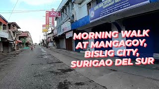 MORNING WALK AT MANGAGOY BISLIG CITY SURIGAO DEL SUR [upl. by Petromilli190]