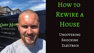 How to Rewire a House  Planing cable runs and opening up the house [upl. by Doowyah]