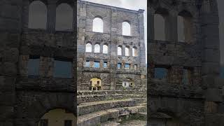 Roman theater of Aosta Teatro romano di Aosta [upl. by Shafer]