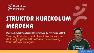 Struktur Muatan Kurikulum Merdeka Menurut Permendikbud Nomor 12 Tahun 2024 [upl. by Malony663]