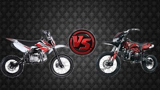 Irbis ttr 125R VS Kayo 125 [upl. by Odab136]