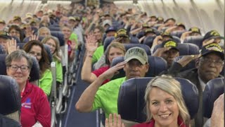 Honor Flight Chicago sending 120 veterans to Washington DC for 108th trip [upl. by Ciro]