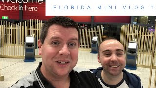 Florida January 2018  Daily Mini Vlog 1  Gatwick Airport amp Premier Inn [upl. by Nylassej]