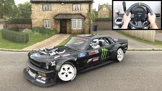 Forza Horizon 4 Ken Block Ford Mustang Hoonicorn Steering Wheel  Shifter Gameplay [upl. by Led]