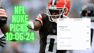 SUNDAY FOOTBALL 🏈 PREDICTION week 5 nfl fanduel money mlb football [upl. by Aivirt]