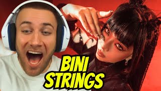 OK WHAAAT Strings Official Music Video  BINI  REACTION [upl. by Ettenotna750]