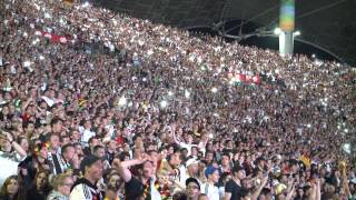 Wir sind Weltmeister  Public Viewing im Olympiastadion München [upl. by Anatnom]