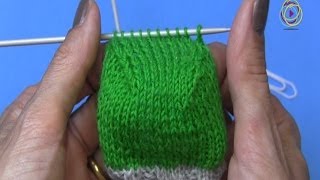 Projekt Sockenstricken hier das Fersenkäppchen 4 Teil [upl. by Ecnatsnok]