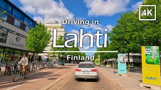 Driving in City of Lahti Finland  4K [upl. by Auqenaj884]