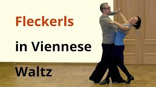 Natural and Reverse Fleckerls in Viennese Waltz  Ballroom Dance [upl. by Boles]