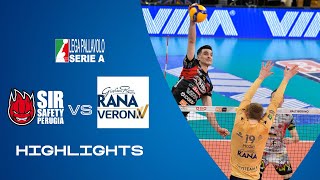 Perugia vs Verona  Highlights  Superlega  Round 3 of the Quarterfinals [upl. by Adnimra]