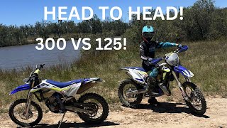 Sherco Sef 300 4t Vs Sherco Se125 2t What Bike Is For You [upl. by Annaid]