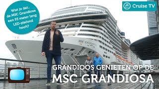 MSC Grandiosa Cruise Ship Tour  Greatness At Sea [upl. by Yasmeen]