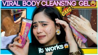 I Tried Viral Face amp Body Dirt Removing Cleansing Gel😱  yes its works [upl. by Dixon814]