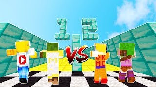 🚀 KIRON Y MANUCRAFT VS TINENQA Y DUCKYMARCH  LA MEJOR CARRERA EN MINECRAFT [upl. by Yllrebmik]