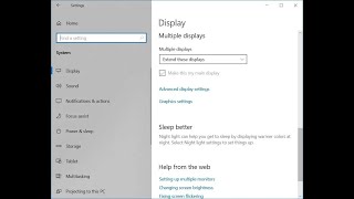 SOLVED Windows 10 Advanced Display Settings Missing [upl. by Llehsyt]