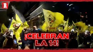 Los AMERICANISTAS se apoderan de las calles de MÉXICO tras GANAR LA 14 [upl. by Fransisco]