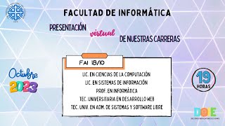 Facultad de Informática  UNCo [upl. by Arlette]