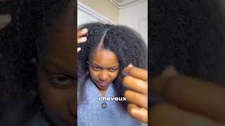 Idée de coiffure protectrice  cheveux crépus naturalhair haircare hair [upl. by Airyt]