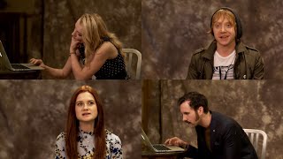 Harry Potter cast doing the Pottermore House Test full video [upl. by Karina768]