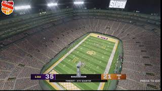 S4 SEC Championship 5 LSU 102 vs 2 Tennessee 111 [upl. by Atnoled]