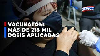 🔴🔵Vacunatón I Minsa Se aplicaron más de 215 mil dosis contra el COVID19 solo el fin de semana [upl. by Pergrim]