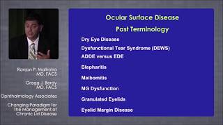 Dr Ranjan Malhorta Presentation at ASCRS 2017 on Ocular Surface Disease [upl. by Acireed]