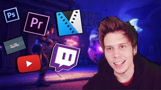 Que PROGRAMAS USA Elrubius PARA EDITAR sus VIDEOS [upl. by Rachele]