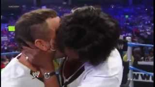 Santino Marella Kisses A Fan amp Looks For Best Crowd Signs  WWE Smackdown 62212 [upl. by Sosanna]