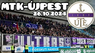 HooltrasTours  MTK  Újpest 26102024 Újpest Szurkolás  Support [upl. by Royden]