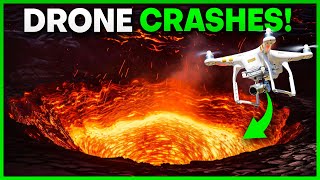 La Palma volcano Drone video shows lava flowing from new vent ash raining from crater [upl. by Hayden213]