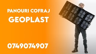 Panouri cofraj GEOPLAST  Distribuitor oficial in Romania [upl. by Nonnel299]