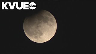 Partial lunar eclipse lights up Central Texas skies [upl. by Maller]