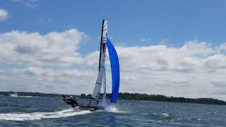 Nacra 15 pitchpole [upl. by Mages]