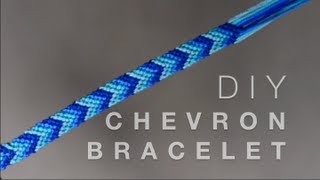 DIY Chevron Friendship Bracelet [upl. by Audrit]