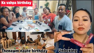 Hailey Bieber Rhode Vahpa sial leh thenawm naute b’day unboxing adayinmylife vlog family [upl. by Booth936]