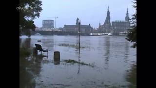 Elbeflut 2002 Dresden city neues HDVideo [upl. by Adnirual267]