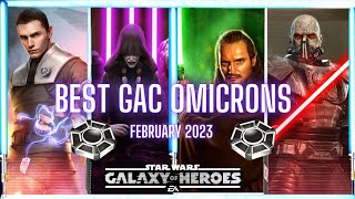 All Grand Arena Omicrons Ranked from Best to Worst  GAC Omicron InDepth Review  February 2023 [upl. by Rigdon]