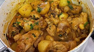 RECEITA DE FRANGO COM BATATAS FÁCIL E DELICIOSO [upl. by Sanyu]