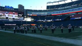 Chicopee Comp marching band performs at Gillette Stadium during DIV State Championship [upl. by Grassi]