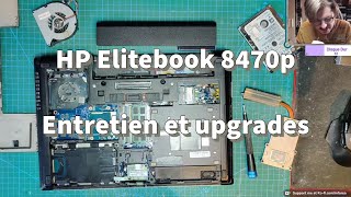 HP Elitebook 8470p Entretien et upgrades [upl. by Angeli]