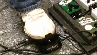 Dunlop Cry Baby GCB 95 Sound Demo  BrunoVittoruzzo [upl. by Onurb]