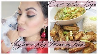 What I eat in a Day  VEGAN  Mayflower Curry Recipe  Slimming World Saturday  Olivia Elise [upl. by Guod]