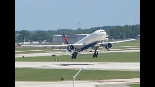 Delta A330300 take off DTW [upl. by Klaus314]