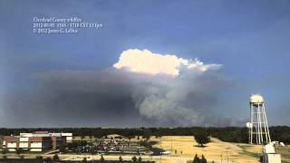 Pyro towering cumulus in central Oklahoma [upl. by Tressia]