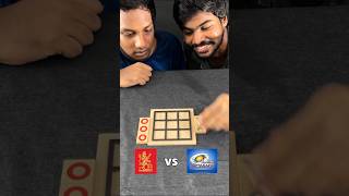 RCB vs MI Tic Tac Toe CHALLENGE shorts shortforyouipl2024challenge [upl. by Aihsyt]