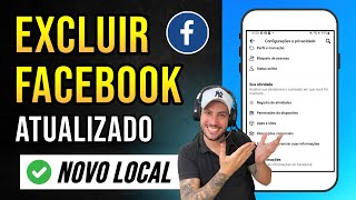 Como EXCLUIR CONTA do FACEBOOK Atualizado RÁPIDO E FÁCIL 2024 [upl. by Enait873]