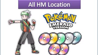 Pokemon Emerald  All HM Locations [upl. by Dadivitan]